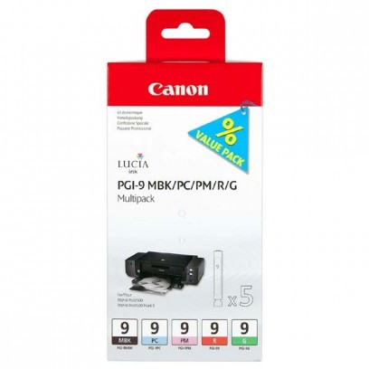 Sada Canon PGI-9 multipack MBK, PC, PM, R, G (5ks)