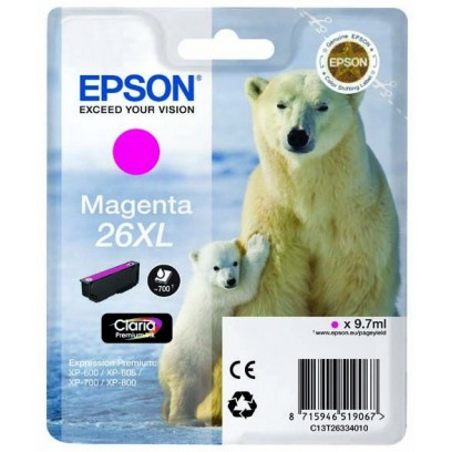 Epson 26XL, (T2633) purpurová 9,7ml